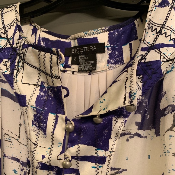 Etcetera sleeveless blouse with tie - Picture 2 of 4